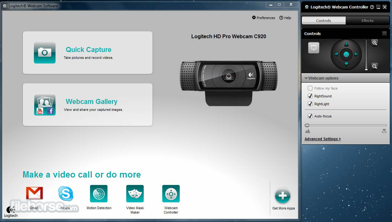 Webcam Manager For Windows 7